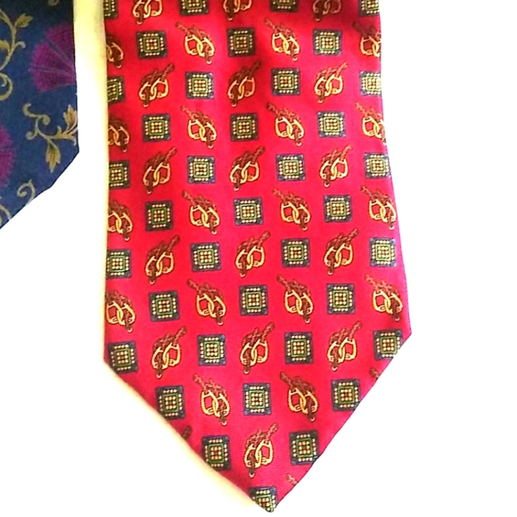 OFFER $60👍 Christian Dior Silk Tie Bundle **PRE-OWNED VINTAGE ** - Picture 6 of 12